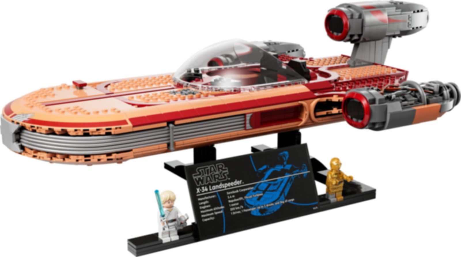 LEGO® Star Wars Speeder Terrestre de Luke Skywalker partes