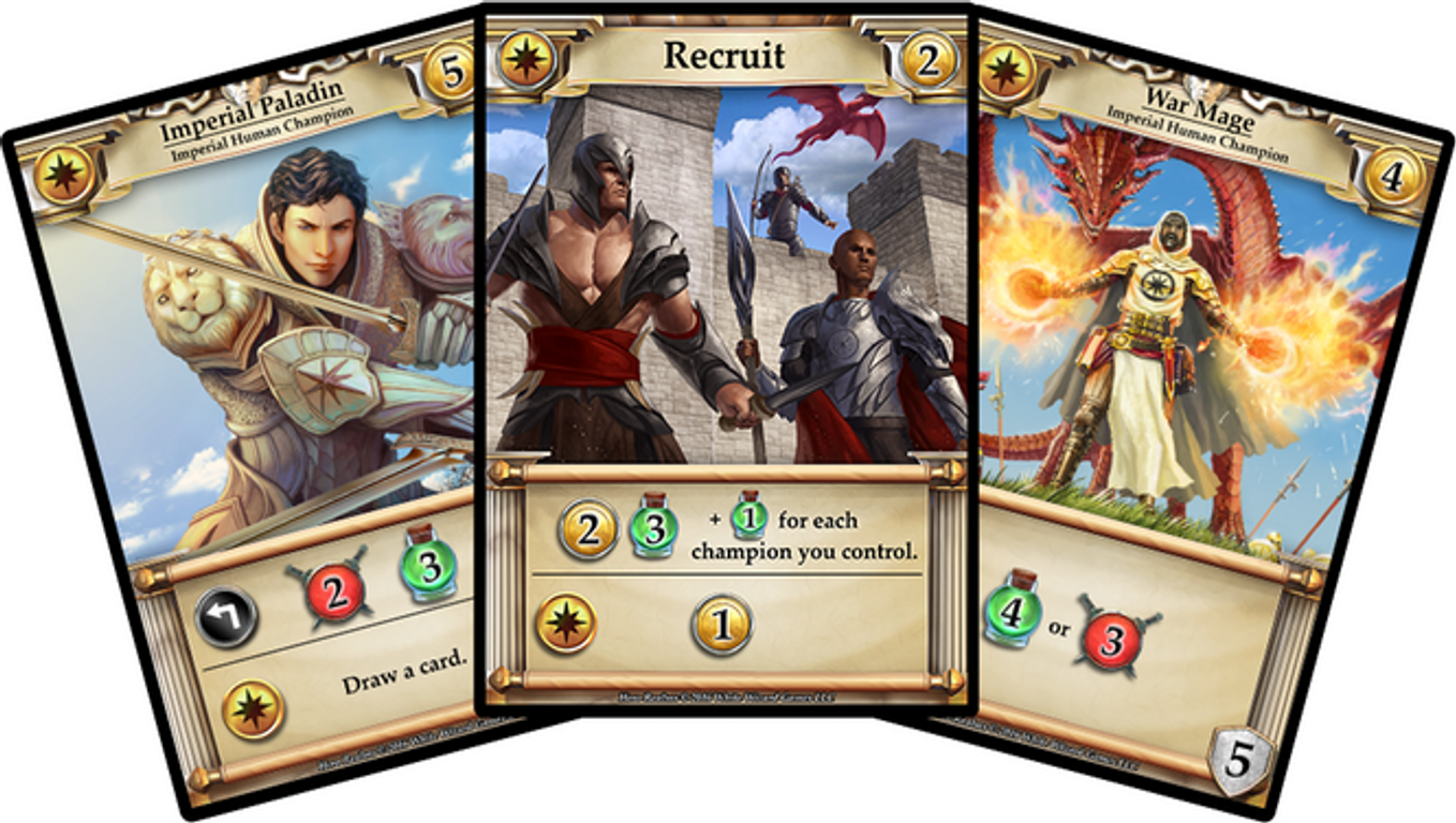 Hero Realms cards