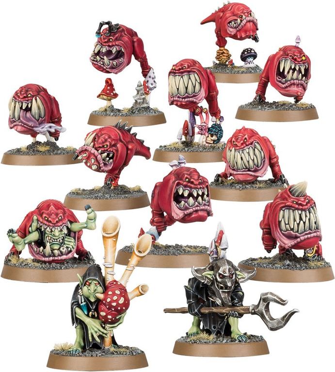 Warhammer: Age of Sigmar - Gloomspite Gitz: Squig Herd miniatures