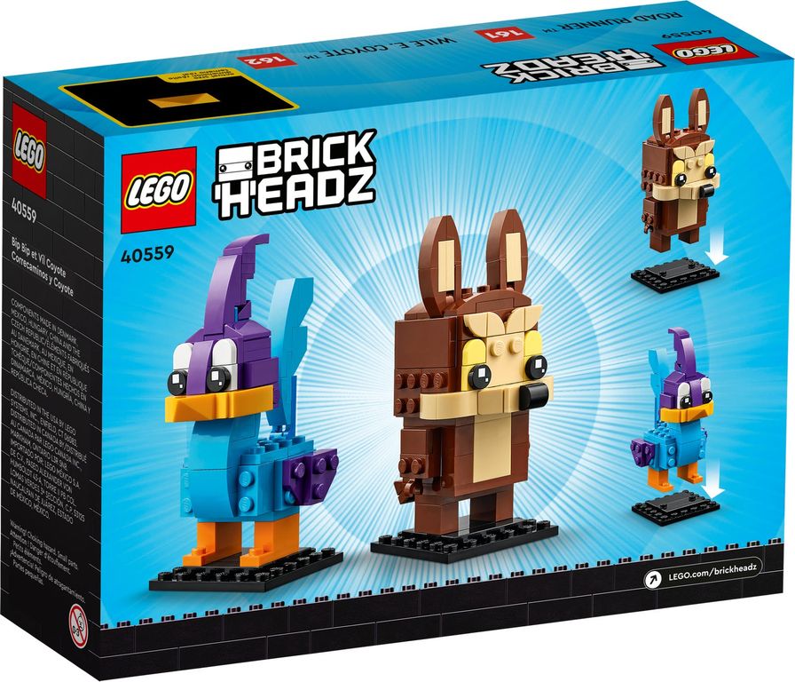 LEGO® BrickHeadz™ Bip Bip et Coyote dos de la boîte