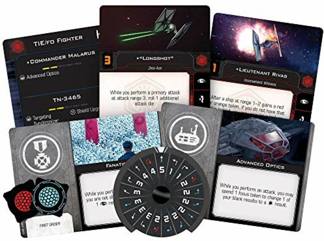 Star Wars: X-Wing (Second Edition) – First Order Conversion Kit componenten