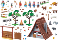 Playmobil® Asterix Asterix : The village banquet components