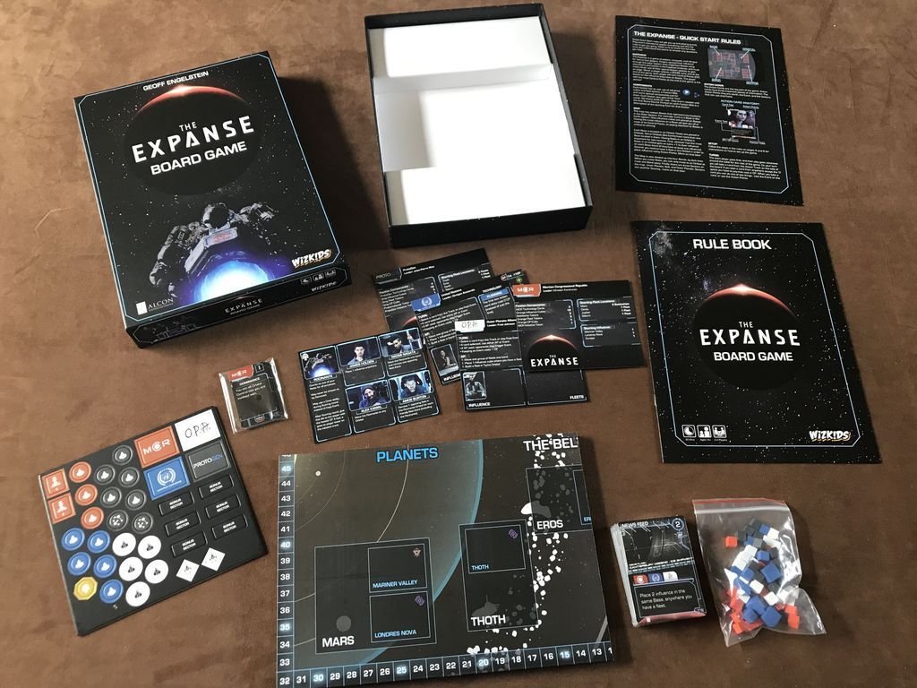 The Expanse Board Game komponenten