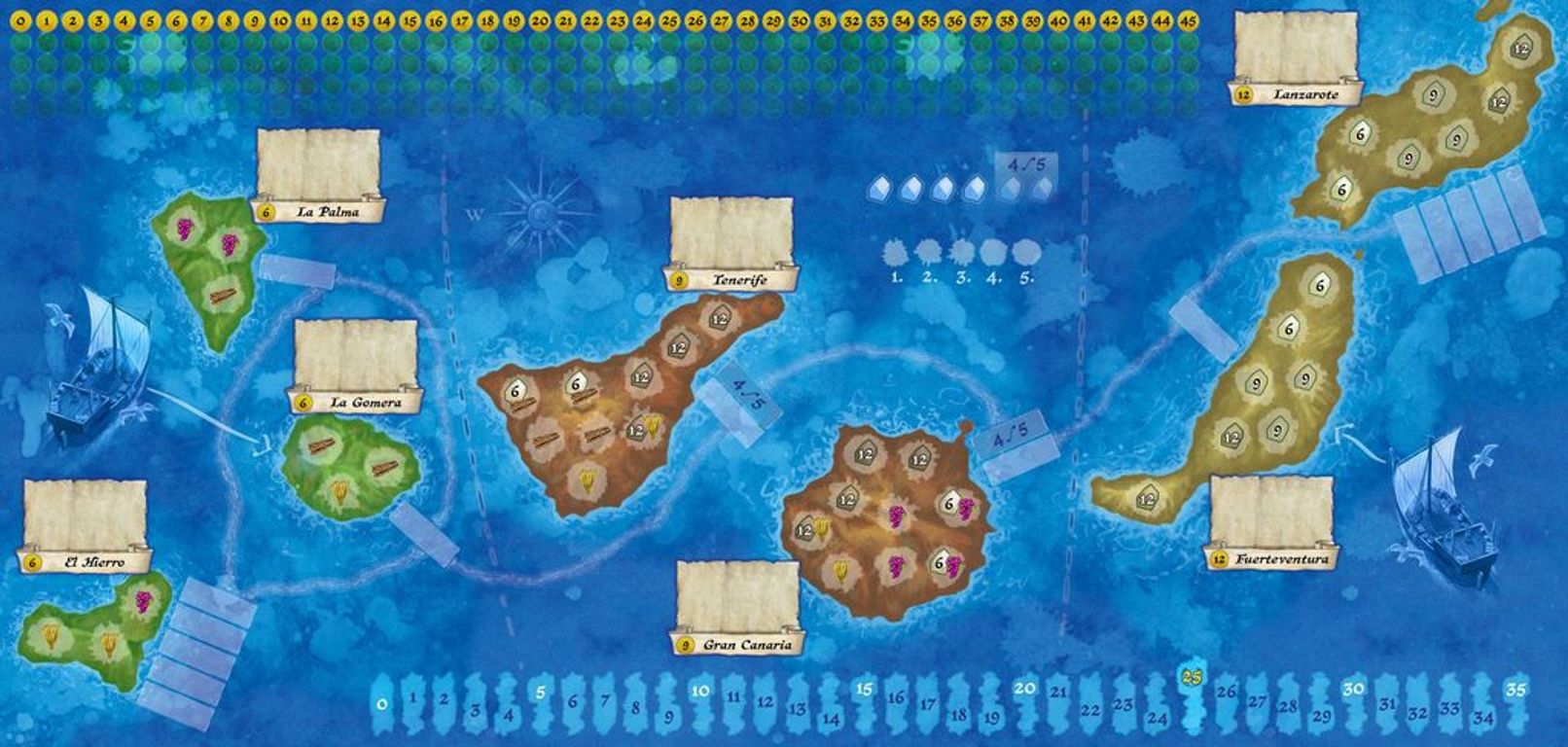 West of Africa game board