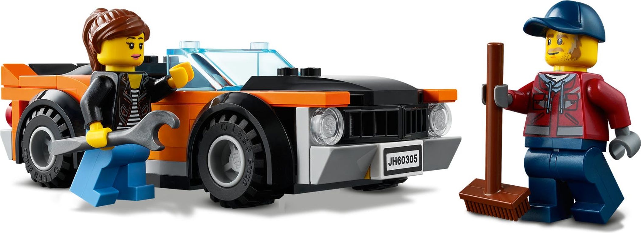LEGO® City Car Transporter minifigures