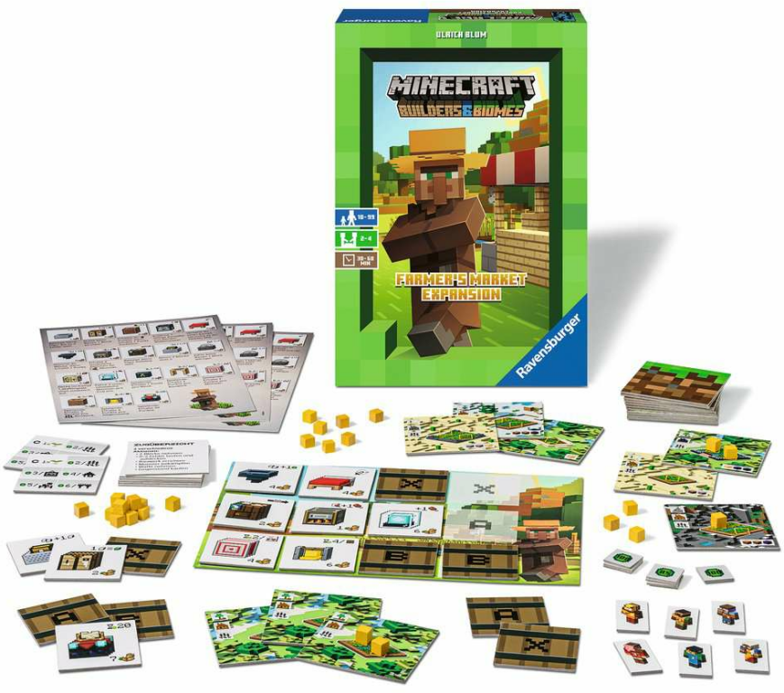 Minecraft: Farmer's Market Expansion componenten