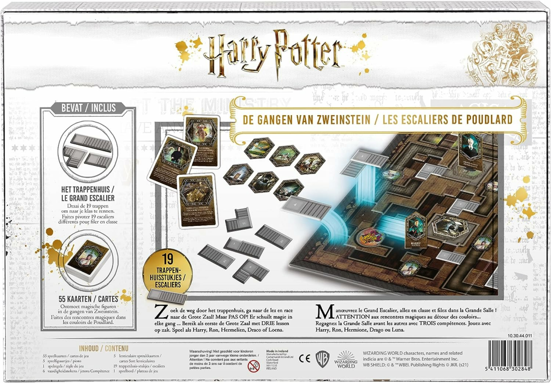 Harry Potter: Hogwarts Hallways parte posterior de la caja