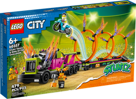 LEGO® City Stunt Truck & Ring of Fire Challenge