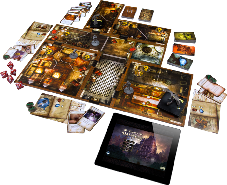 Mansions of Madness: Second Edition components