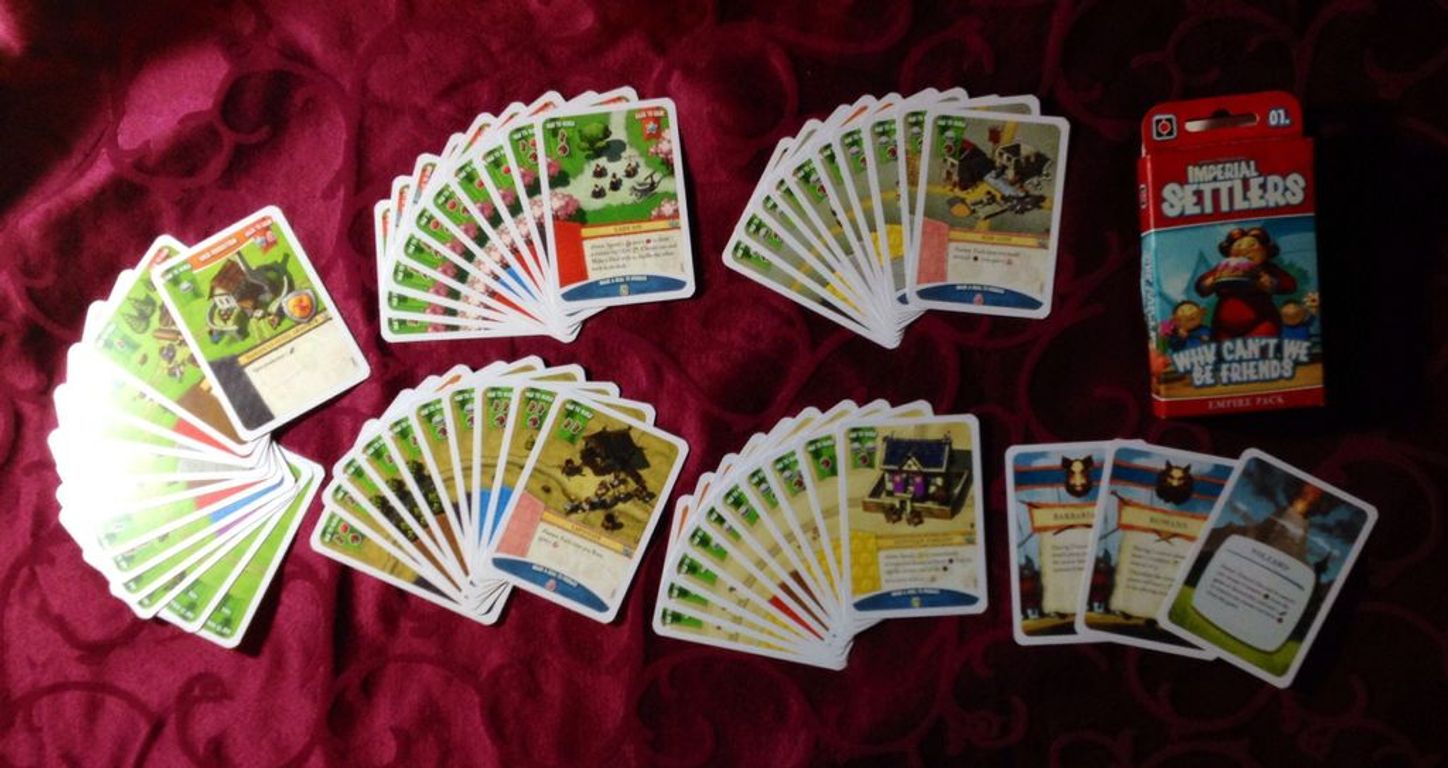 Imperial Settlers: Why Can't We Be Friends cards