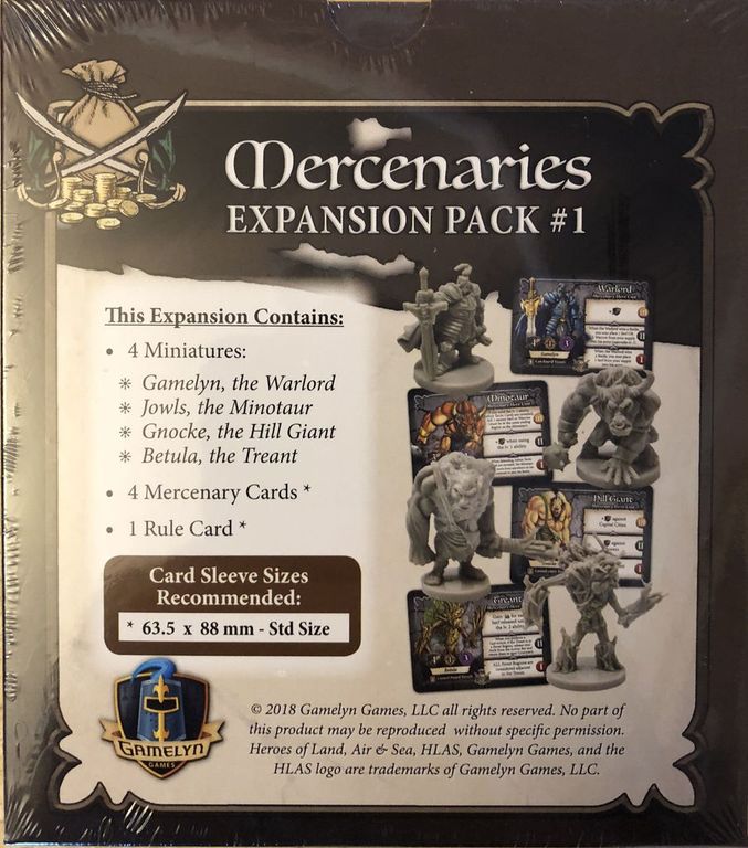 Heroes Of Terra,Aria & Mare Mercenari Confezione #2 Exp BOARD GAME Nuovo