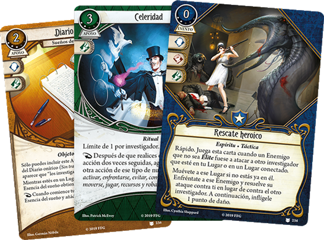 Arkham Horror: El Juego de Cartas - Punto sin Retorno: Pack de Mitos cartas