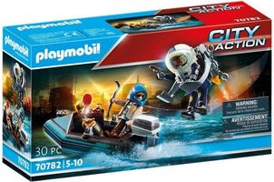 Playmobil® City Action Police Jet Pack with Boat