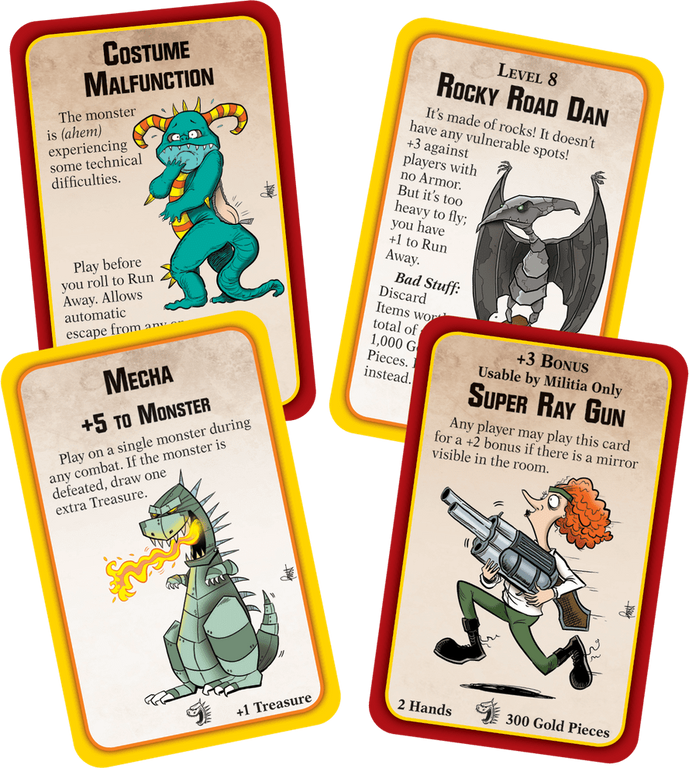 Munchkin Apocalypse: Kaiju cartas