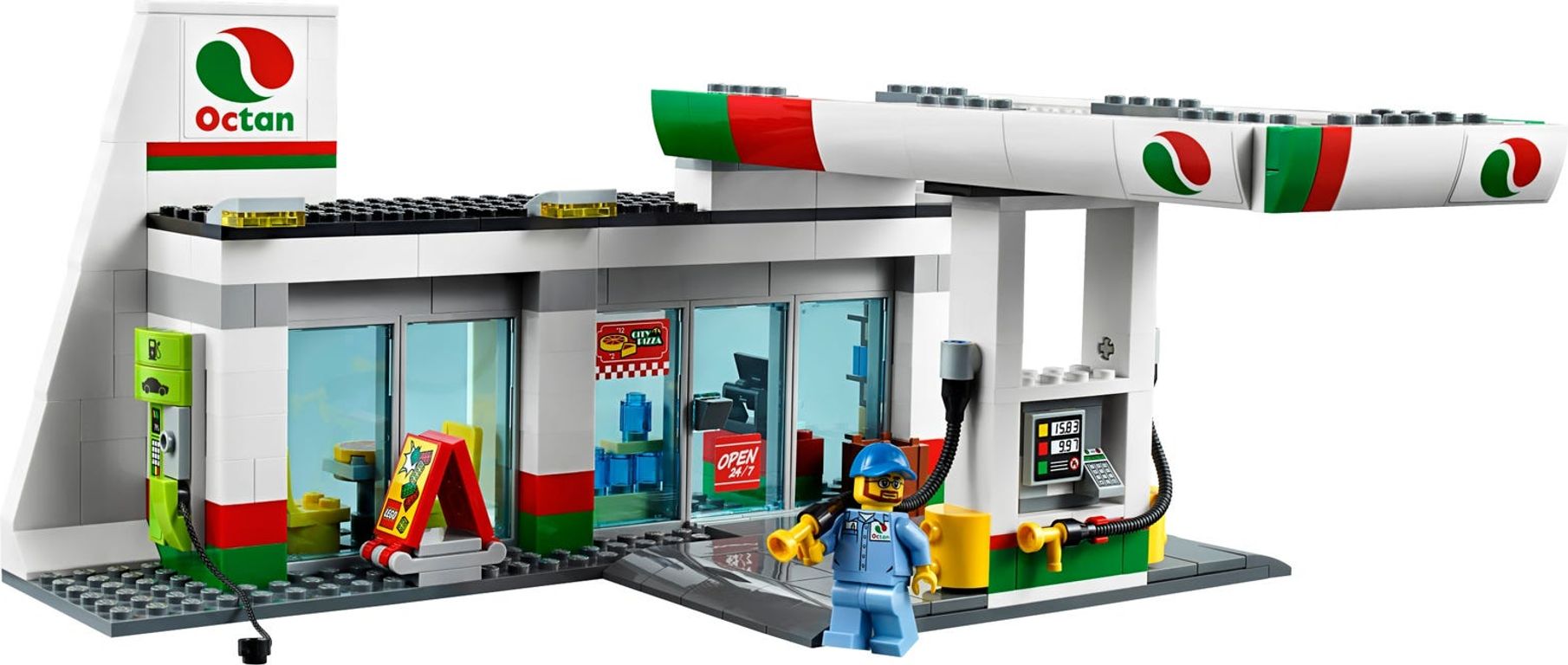 LEGO® City Service Station building