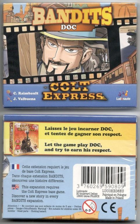 Colt Express: Bandits – Doc parte posterior de la caja