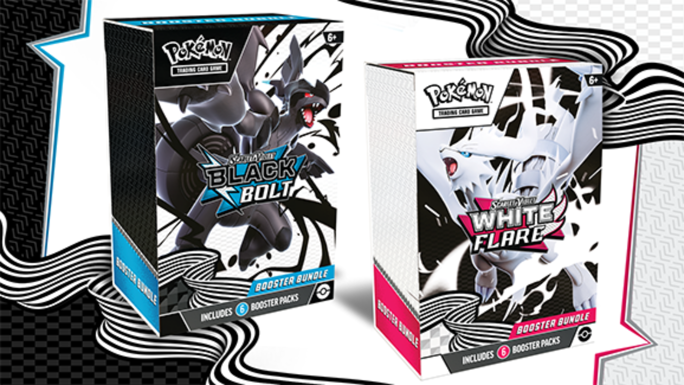 Pokémon TCG: Scarlet & Violet - Black Bolt/White Flare Booster Bundle
