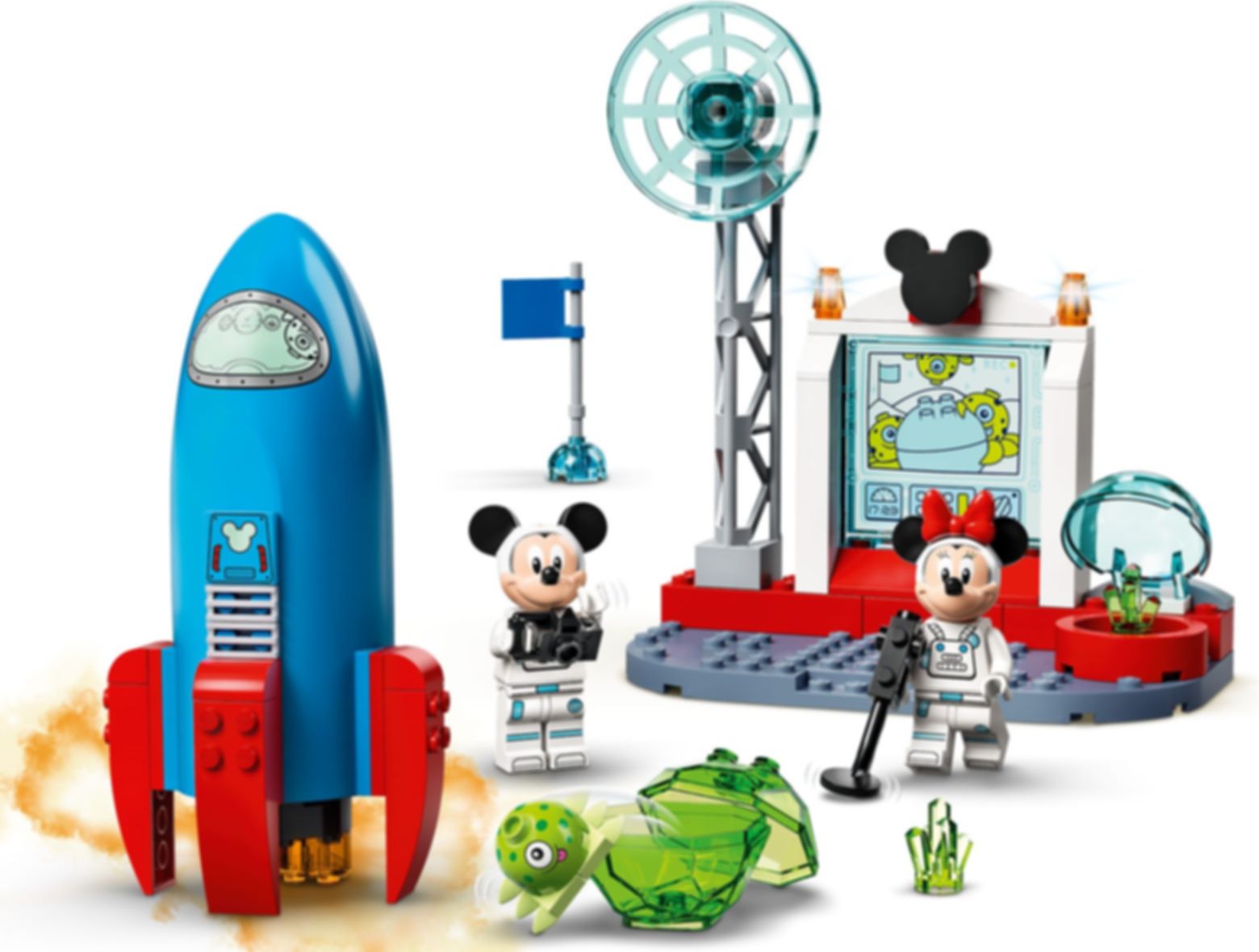 LEGO® Disney Mickey Mouse & Minnie Mouse ruimteraket speelwijze
