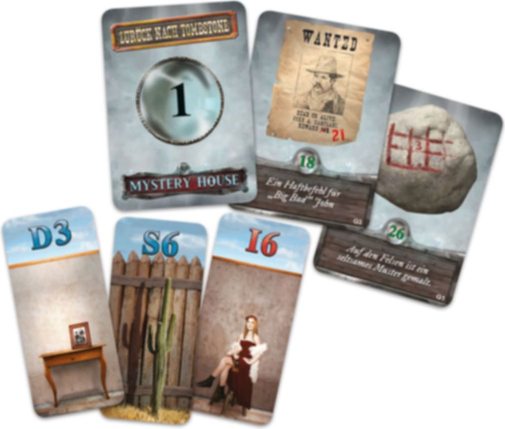 Mystery House: Adventures in a Box – Back to Tombstone carte