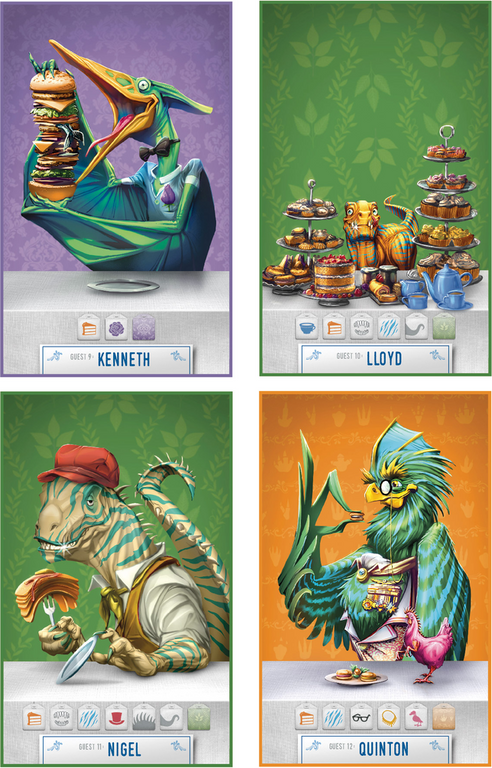 Dinosaur Tea Party cards
