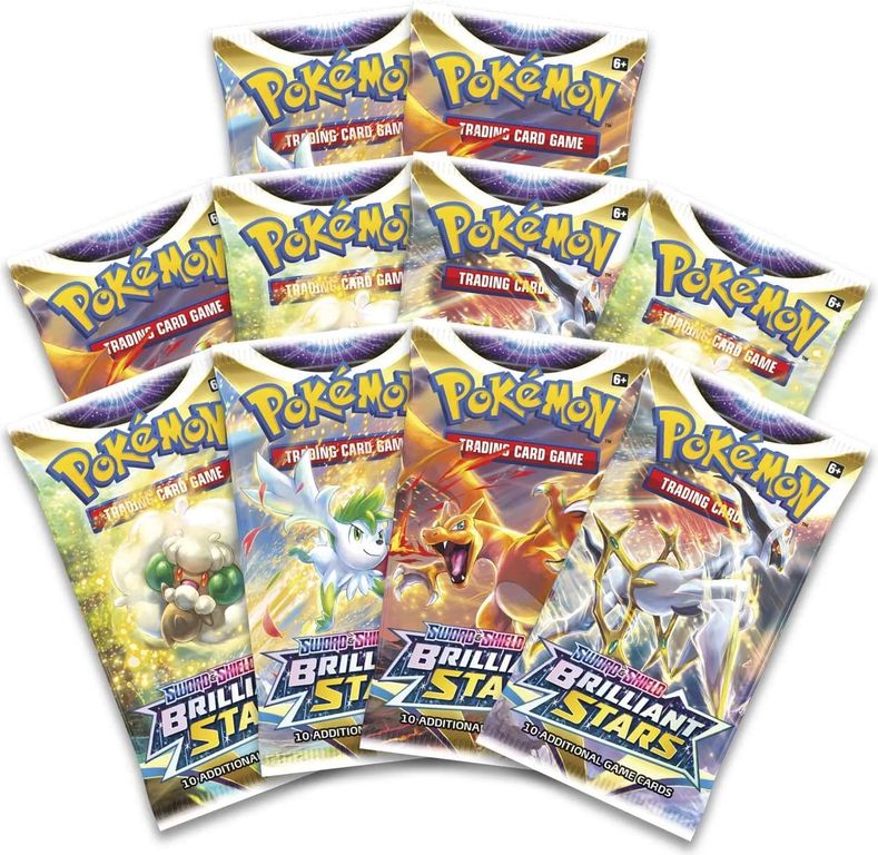 Pokemon Sword & Shield Brilliant Stars Elite Trainer Box cartas