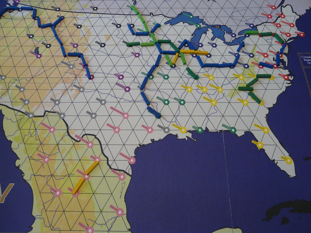 20th Century Limited game board