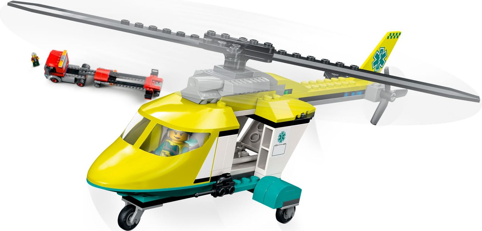 LEGO® City Rescue Helicopter Transport components