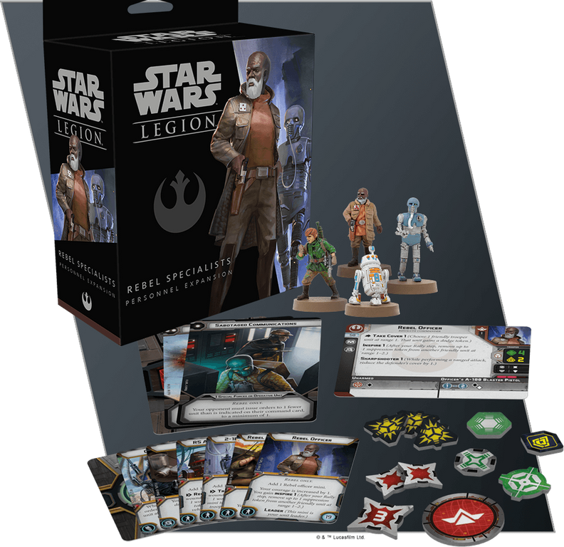 Star Wars: Legion – Especialistas Rebeldes partes