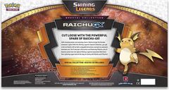 Pokémon: Shining Legends Raichu GX achterkant van de doos