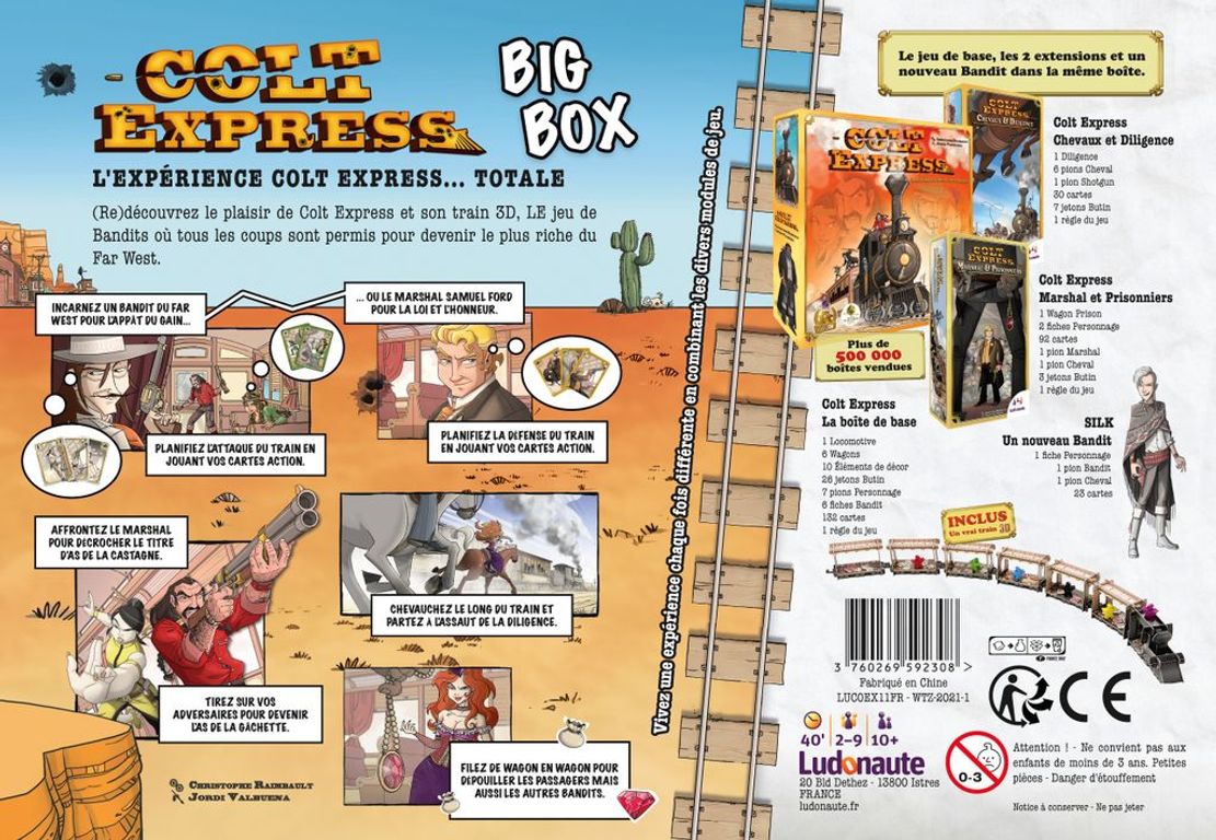 Colt Express: BIG BOX dos de la boîte