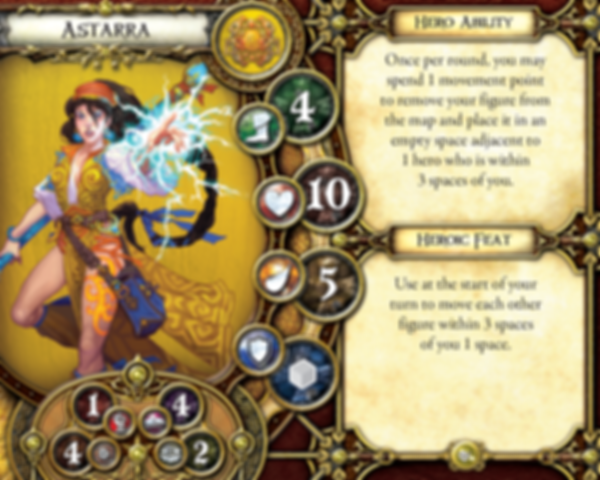 Descent: Journeys in the Dark (Second Edition) – Crusade of the Forgotten Astarra kaart