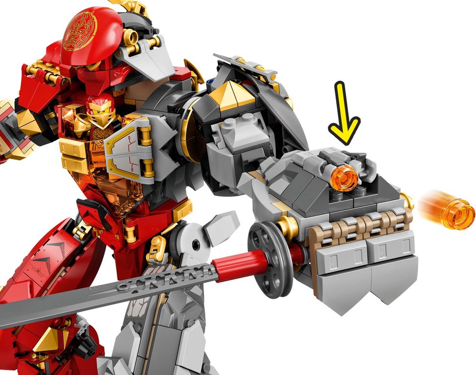 LEGO® Ninjago Fire Stone Mech components