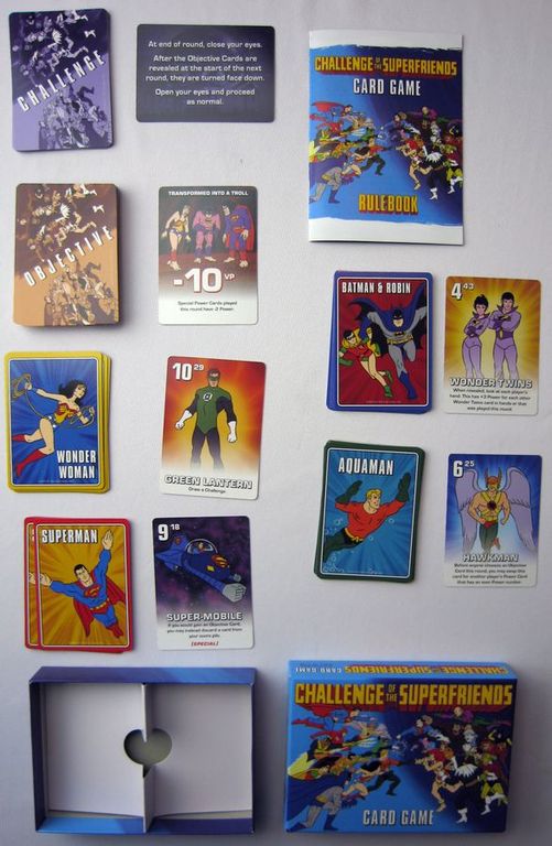 Challenge of the Superfriends Card Game cartes