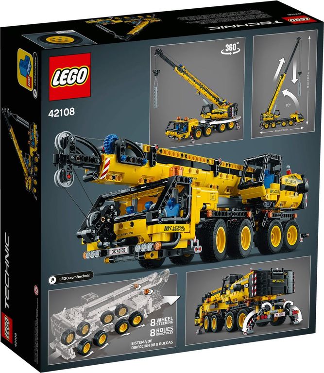LEGO® Technic Mobiele kraan achterkant van de doos
