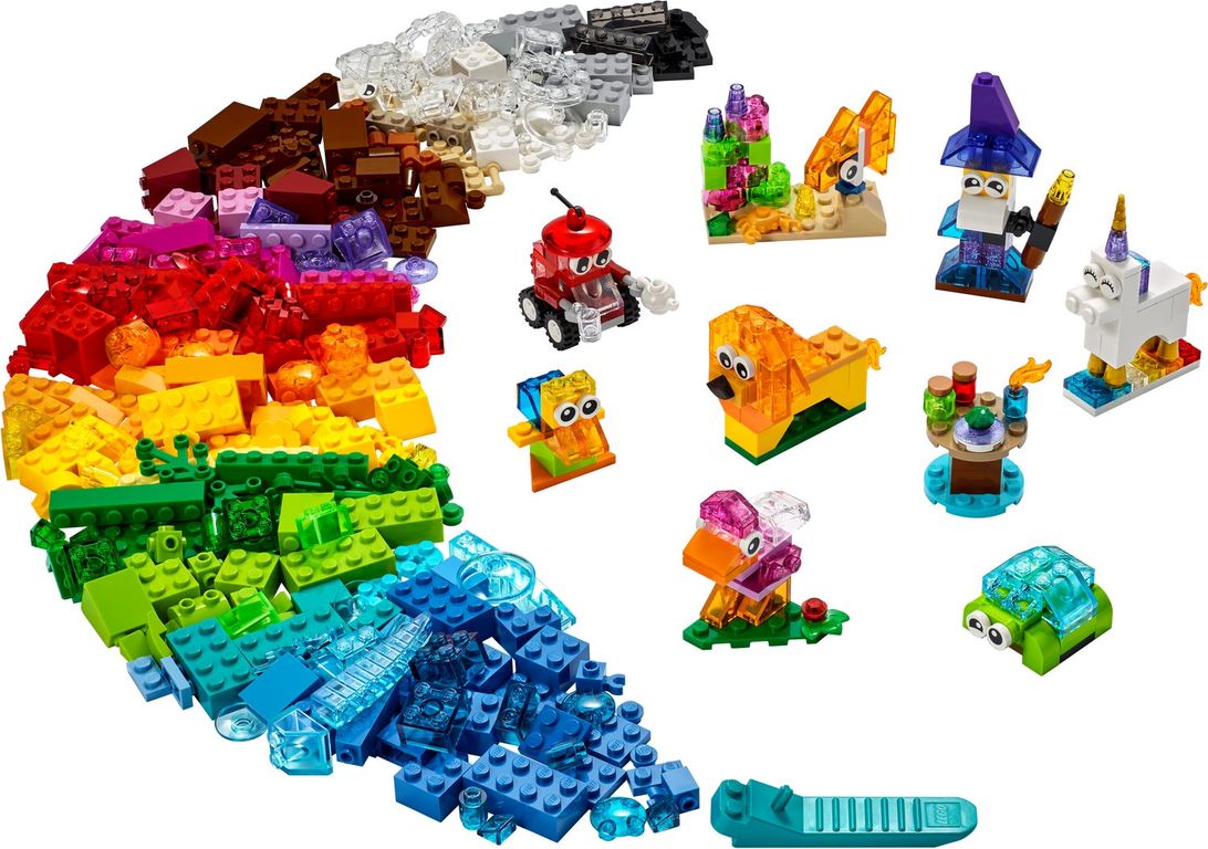 LEGO® Classic Creatieve transparante stenen componenten