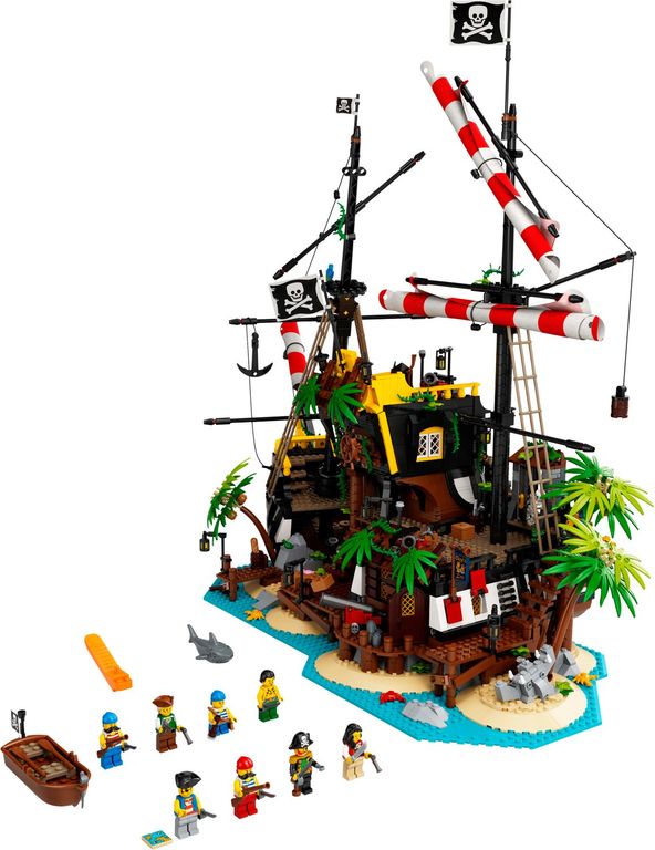 LEGO® Ideas Pirates of Barracuda Bay components