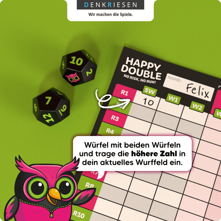 Happy Double: No Risk No Run!