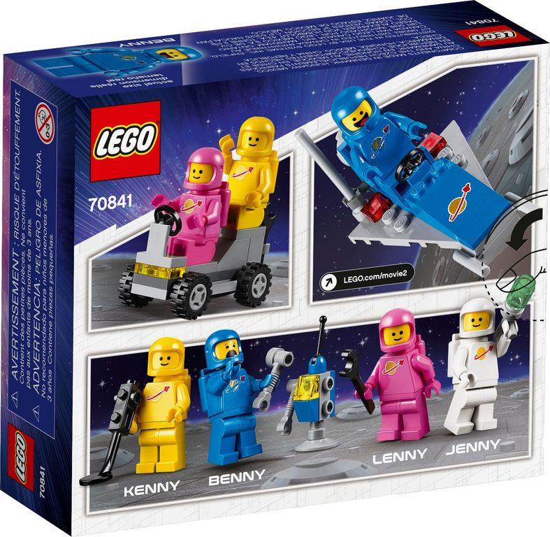 LEGO® Movie L'équipe spatiale de Benny dos de la boîte