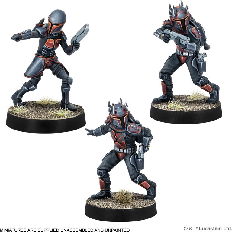 Star Wars: Legion – Mandalorian Super Commandos Unit Expansion miniature