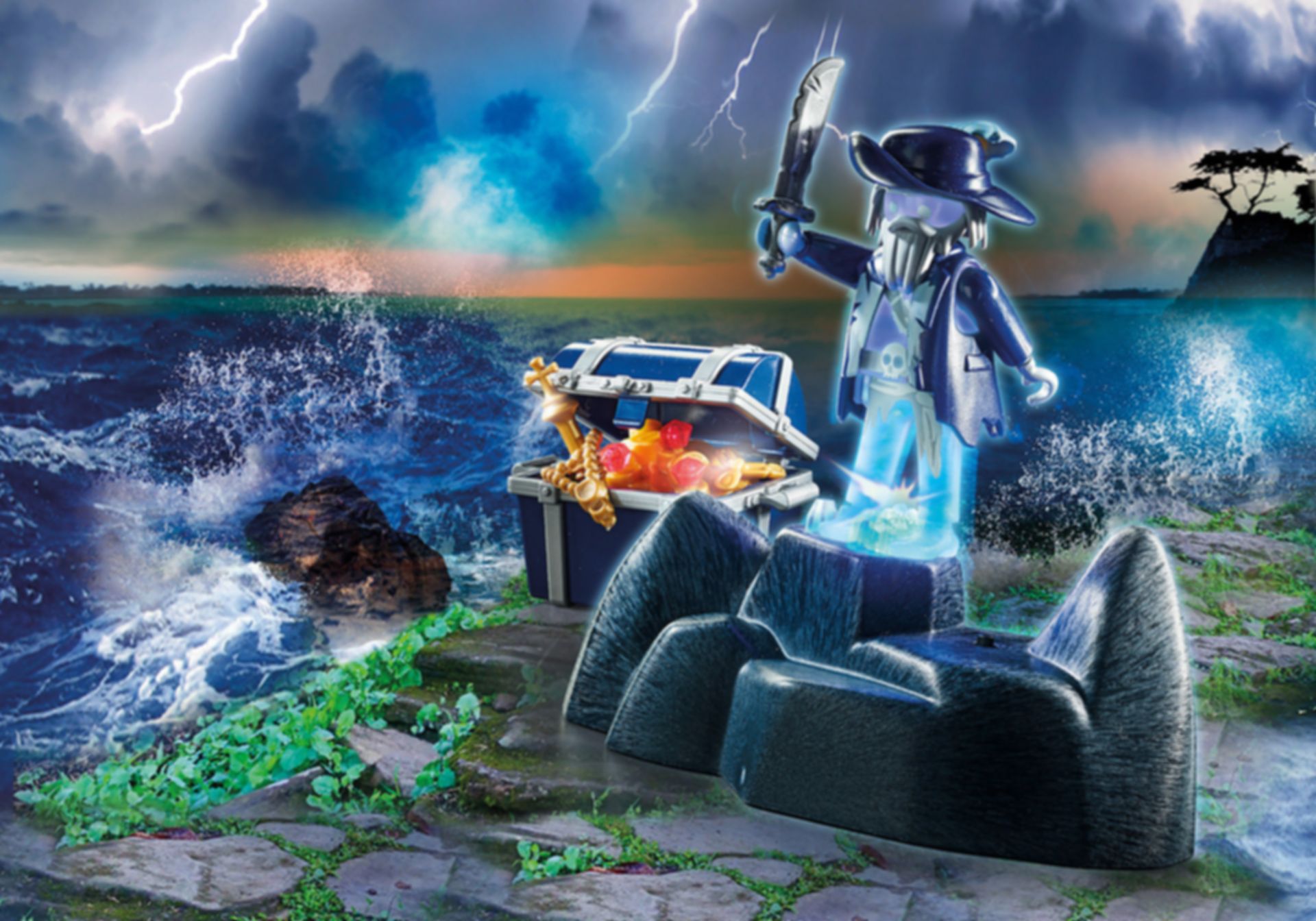 Playmobil® Pirates Pirate fantôme et trésor gameplay