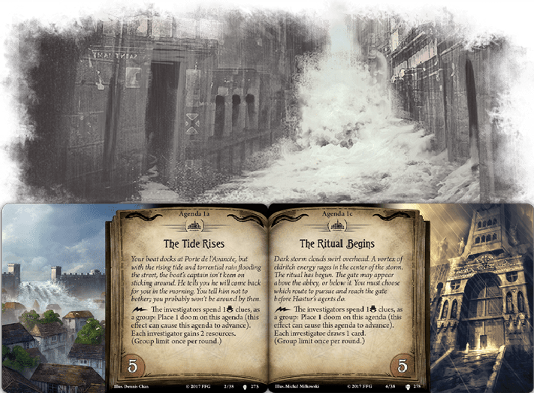 Horreur à Arkham: Le Jeu de Cartes – Sous les Étoiles Noires: Paquet Mythe