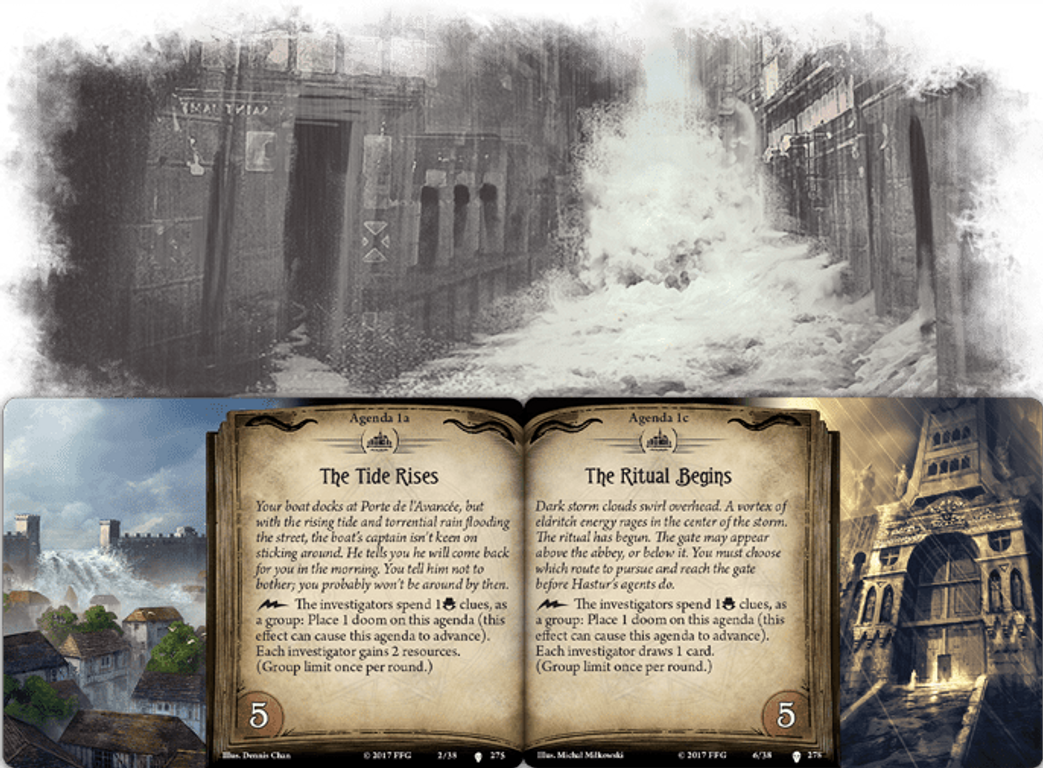 Arkham Horror: Das Kartenspiel – Die Schwarzen Sterne Gehen Auf: Mythos-Pack