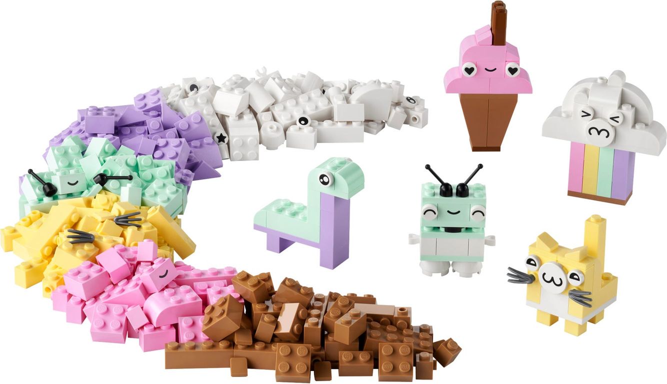 LEGO® Classic Diversión Creativa: Pastel partes