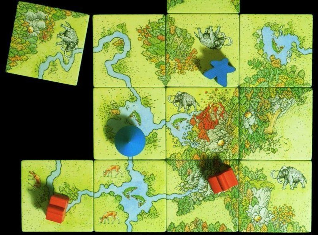 Carcassonne: Hunters and Gatherers components