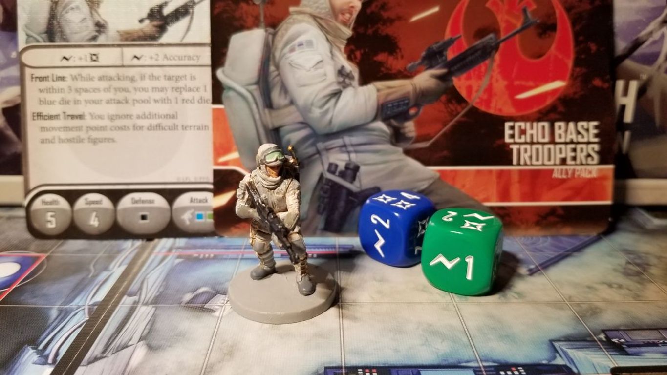 Star Wars: Imperial Assault - Echo Base Troopers Ally Pack componenten