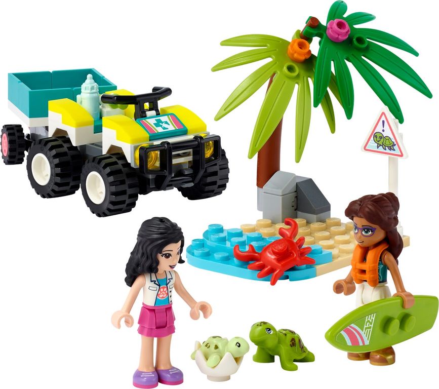 LEGO® Friends Turtle Protection Vehicle components