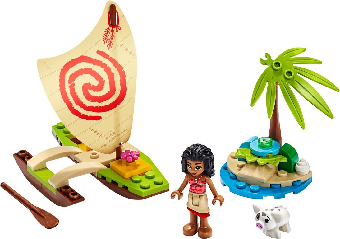 LEGO® Disney Avventura sull'oceano di Vaiana componenti