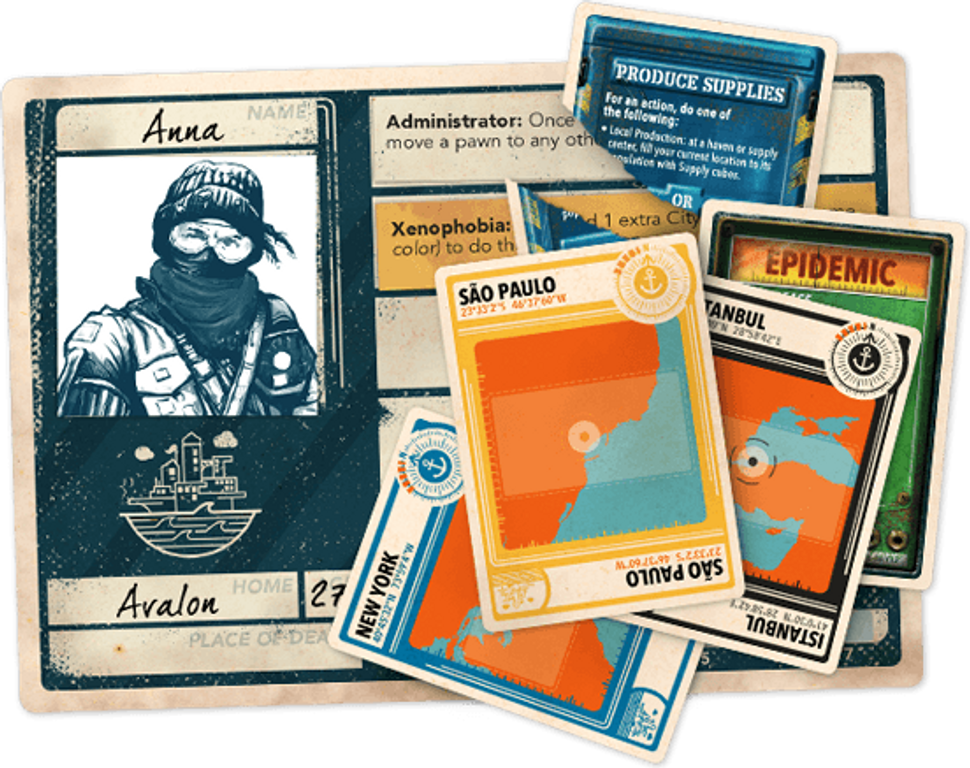 Pandemic Legacy: Segunda temporada - Black Edition cartas