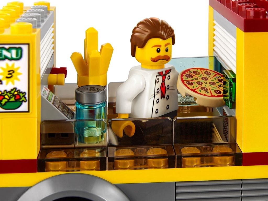 LEGO® City Le camion pizza composants