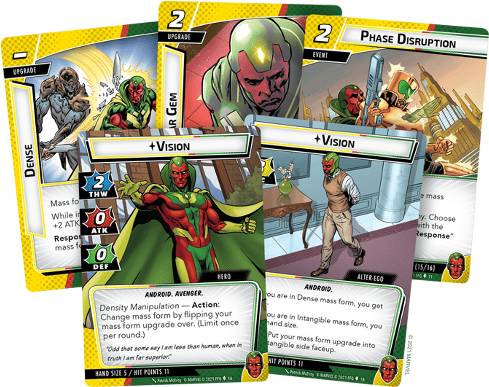 Marvel Champions: Le Jeu De Cartes – Vision cartes